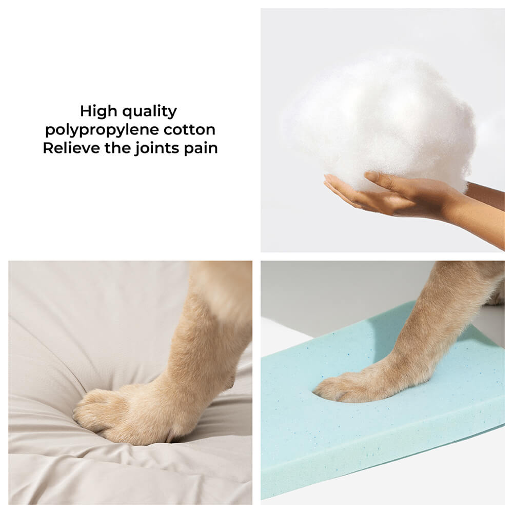 Figopage Lit orthopédique pour chiens de grande taille, avec housse  amovible lavable, imperméable et confortable avec côtés pour chiens de  taille