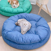 Grand lit pour chien rond en tissu Oxford imperméable