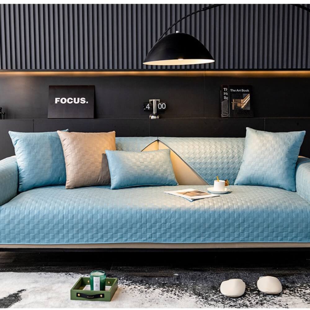 Capa impermeável para sofá em tecido Leathaire Capa para sofá com proteção para móveis