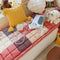 Handmade Vintage Floral Soft Stuffed Pet Mat Non-Slip Couch Cover