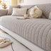 Cozy Quilted Grid Corduroy Thickened Anti-Slip Couch Cover