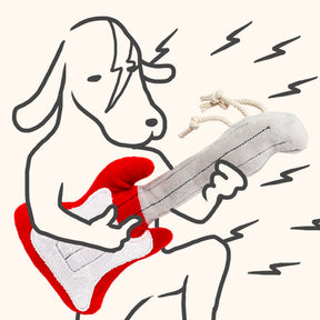 Musikinstrument Quietschendes Plüsch-Hundespielzeug-Set