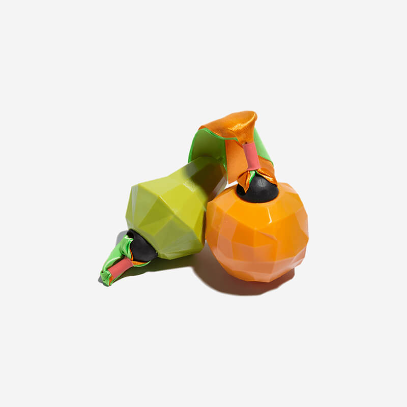 Fruit Squeaky Chew Dog Toy
