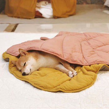 Leaf Shape Dog Blanket - FUNNYFUZZY