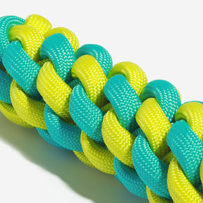 Geflochtenes Seil-Schlepper-Hundespielzeug – Farbkonflikt