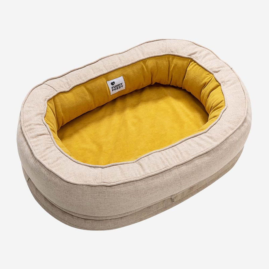 Donut Orthopedic Dog Bed Comfort & Support FunnyFuzzy