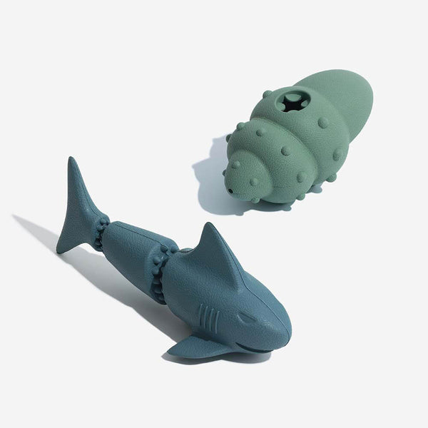 Treat Dispenser Dog Toy Set - Ocean - FUNNYFUZZY