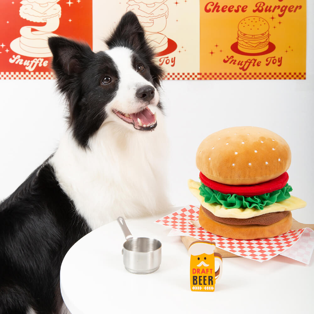 Plüsch-Quietschspielzeug für Hunde – Big Mac