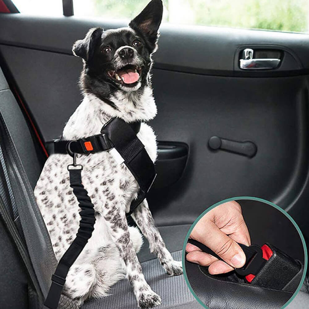 Buffer Adjustable Cool Dog Accessories Car Seat Belt FunnyFuzzy