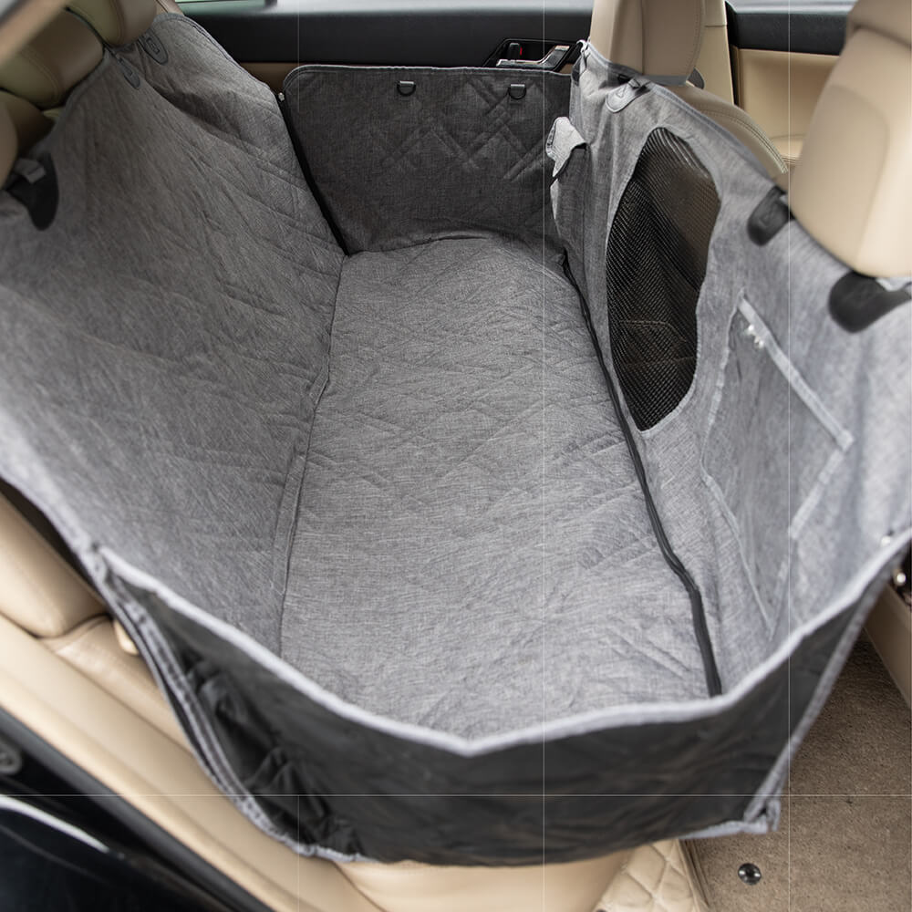 Capa de assento de carro para cachorro em tecido catiônico Oxford à prova d'água resistente a arranhões