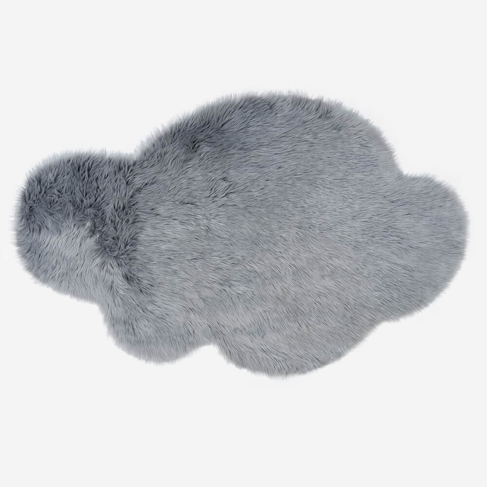 Tapete longo de pelúcia em forma de nuvem da moda para animais de estimação