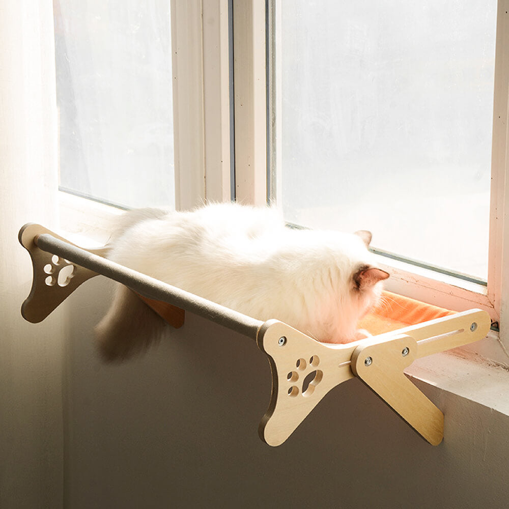 Perchoir de fenêtre d'intérieur et lit hamac Siège de fenêtre Lit pour chat