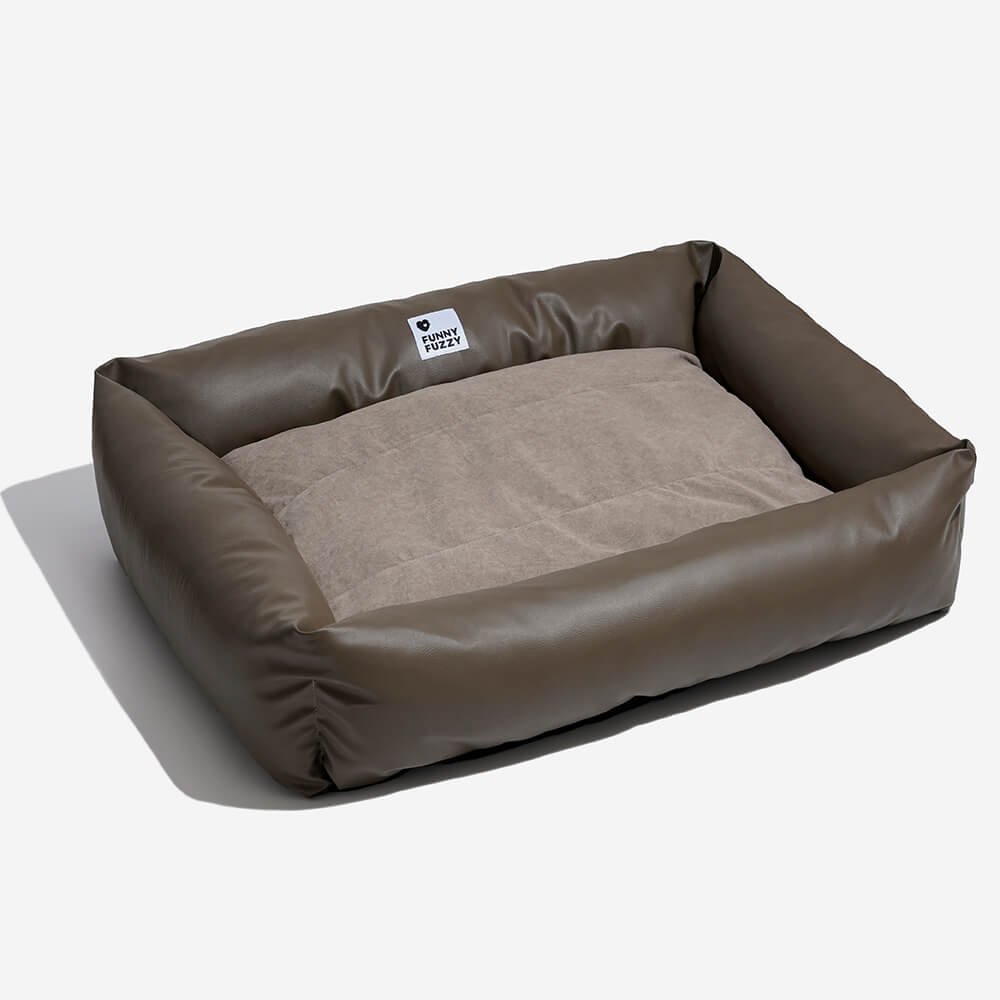 Lit pour chien imperm able et confortable Leathaire