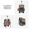 Portable Folding Trolley Universal Wheels Travel Large Pet Carrier Bag Backpack - FUNNYFUZZY
