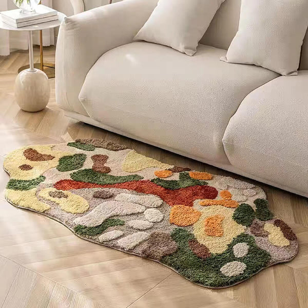 Luxury Moss Rug Hand Tufted Wool Pet Mat Pet Rug - FUNNYFUZZY