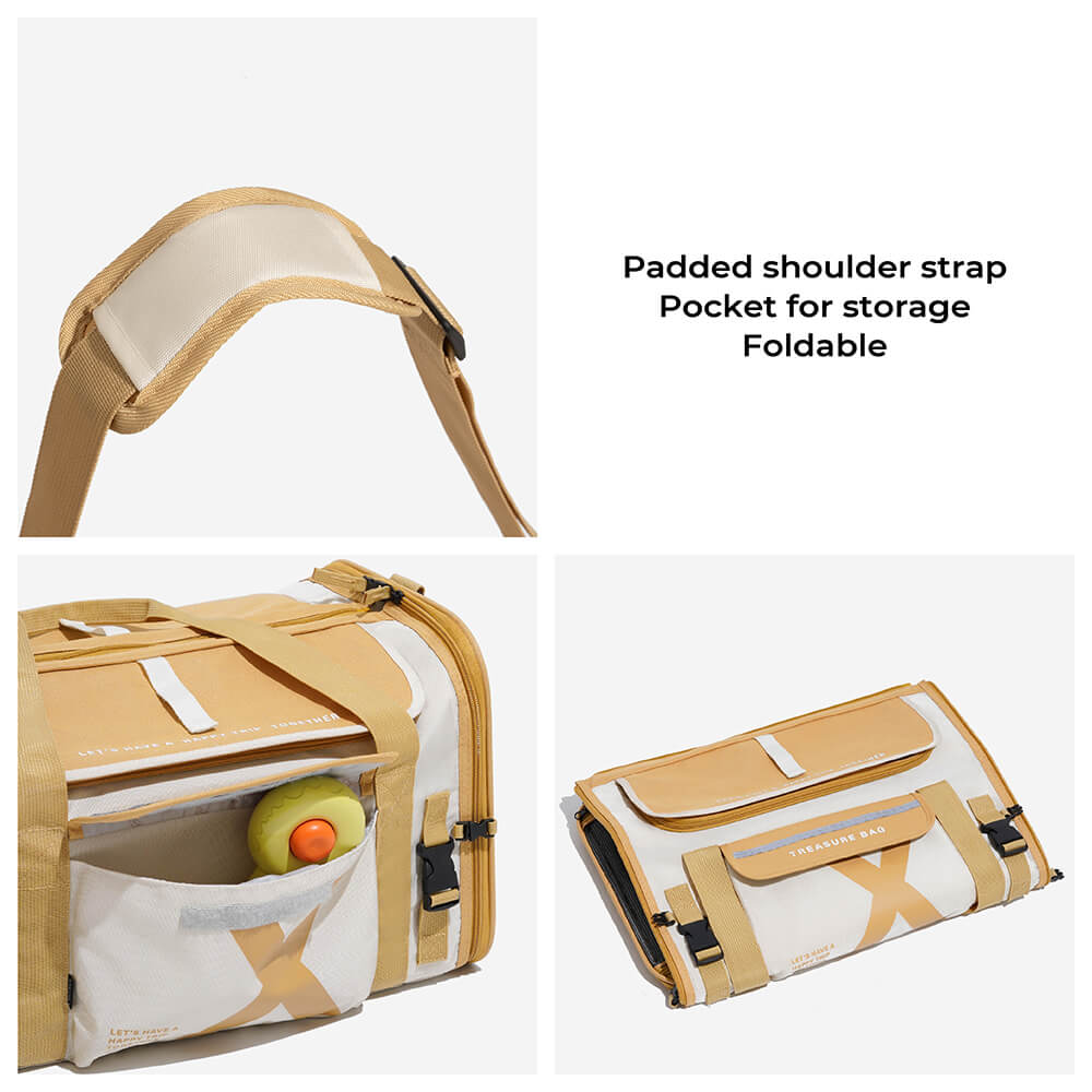 Portable Foldable Breathable Designer Pet Carrier Bag