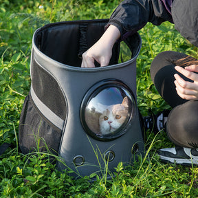 Sac à dos de transport pour animaux de compagnie respirant transparent Space Capsule