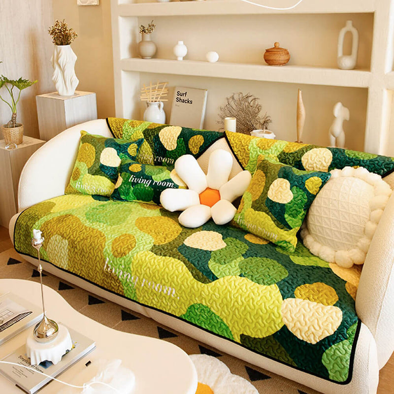 Super Soft Floral Anti-scratch Furniture Protector Couch Cover - FunnyFuzzy
