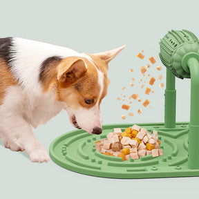 Tapis d'alimentation lent pour jouet pour chien qui fuit à rouleaux amélioré