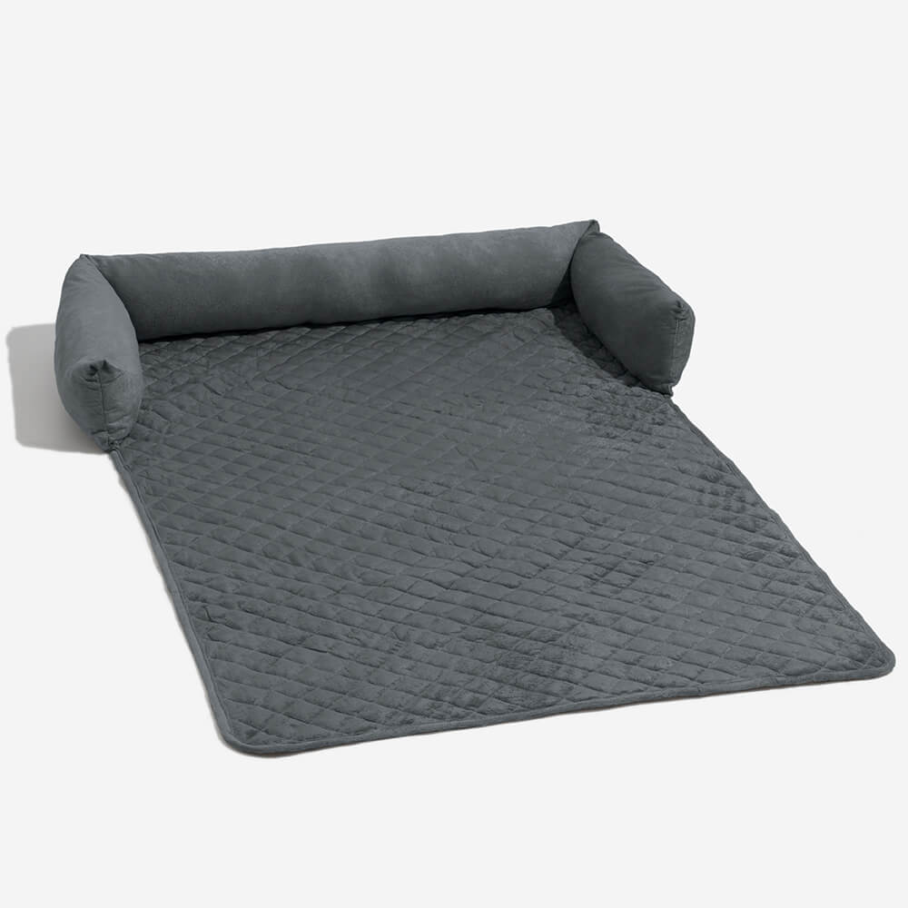 Housse de canapé de lit de chien de protecteur de meubles calmant imperméable à l'eau