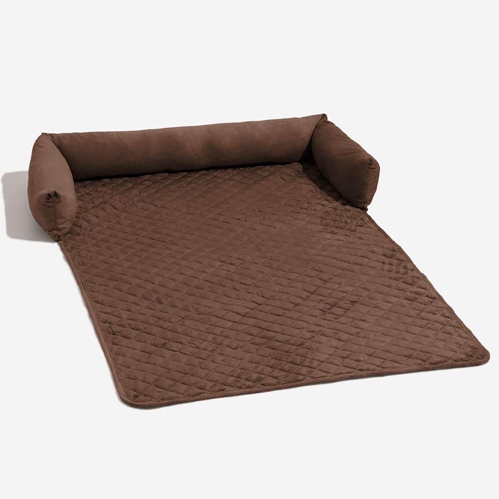 Housse de canapé pour lit de chien, protection de meubles apaisante et imperméable