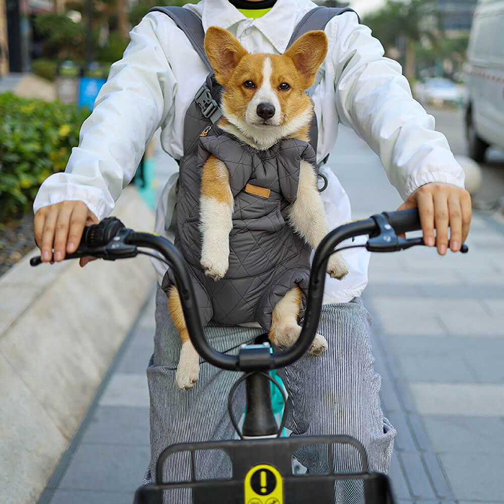Hiver Épaissi Chaud Mains Libres Portable Voyage Pet Dog Carrier Sac À Dos