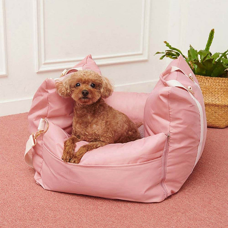 Waterproof Dog Car Seat Bed First Class FunnyFuzzy