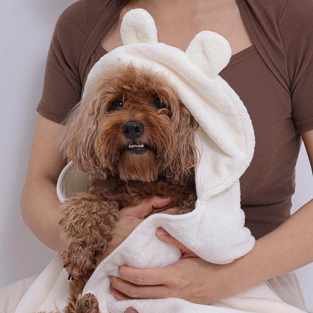 Hooded hotsell dog towel