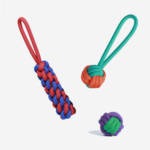 Knots Rope Dog Toy Set - Color Clash