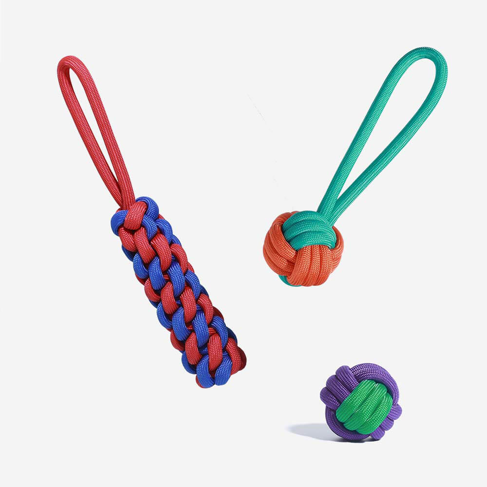 عقدة حبل لعبة مجموعة - لون الصدام