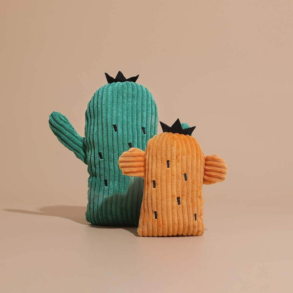 Plush Squeaky Dog Toy Set - Cactus - FUNNYFUZZY