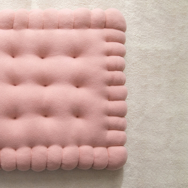 Biscuit Quilted Dog Bed